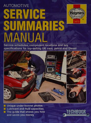 Haynes Automotive Service Summaries Manual