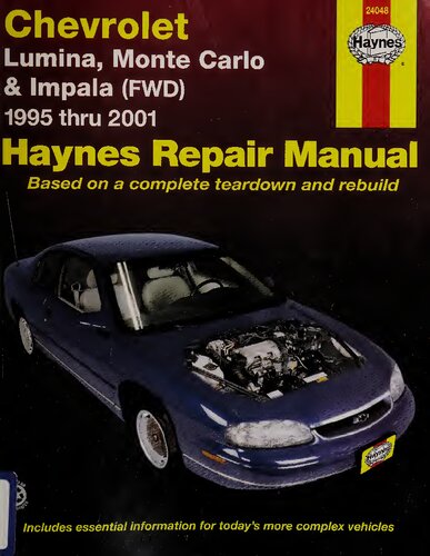 Haynes Chevrolet Lumina, Monte Carlo & Impala Automotive Repair Manual