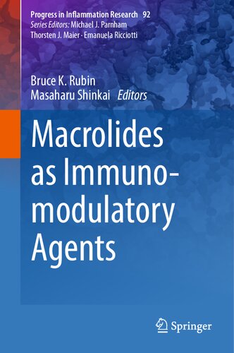 Macrolides as Immunomodulatory Agents (Progress in Inflammation Research, 92) (Jan 5, 2024)_(3031428587)_(Springer)