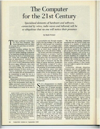 Mobile and Ubiquitous Computing - History, Sensing, Sensor Data Analysis, Prototyping, Smart Homes, IMS, HCI Principles, Evaluation, Challenges, Privacy, Location, Localisation, Headworn Displays, Context-Aware Computing