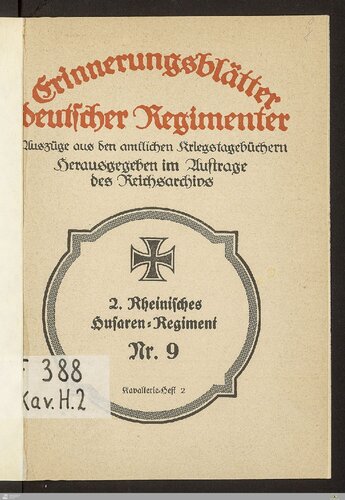 2. Rheinisches Husaren-Regiment Nr. 9
