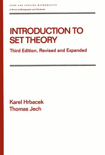 Introduction to Set Theory, Third Edition, Revised and Expanded