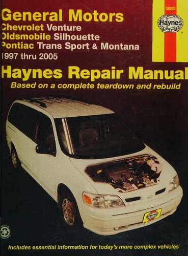 Haynes Chevrolet Venture, Oldsmobile Silhouette, Pontiac Trans Automotive Repair Manual