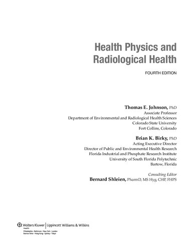 Health Physics and Radiological Health