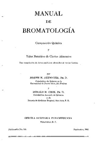 Manual de Bromatologia