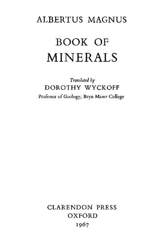 Book of minerals
