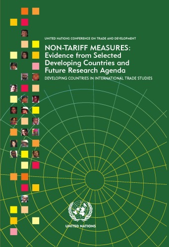 Non-tariff measures: Evidence from selected developing countries and future research agenda
