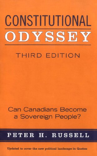 Constitutional Odyssey: Can Canadians Become a Sovereign People?
