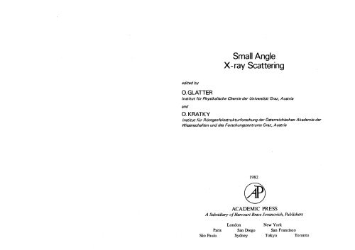 Small Angle X-ray Scattering