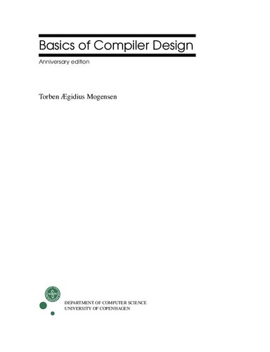 Basics of Compiler Design