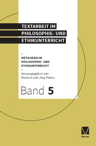 Textarbeit im Philosophie- und Ethikunterricht