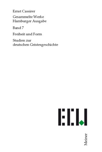 Freiheit und Form: Studien zur deutschen Geistesgeschichte