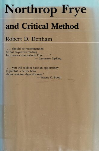 Northrop Frye and Critical Method