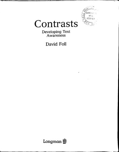 Contrasts: Developing text awareness