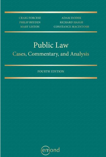 PUBLIC LAW: Cases, Commentary, and Analysis