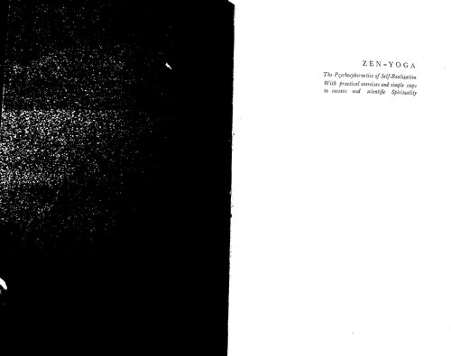 Zen yoga. A creative psychotherapy to self-integration