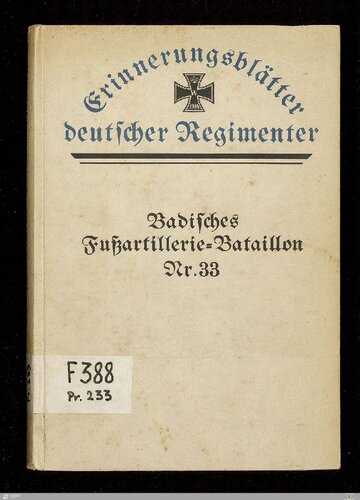 Badisches Fußartillerie-Bataillon Nr. 33