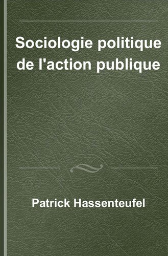 Sociologie politiquel'action publique