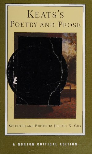 Keats's Poetry and Prose: A Norton Critical Edition (Norton Critical Editions)