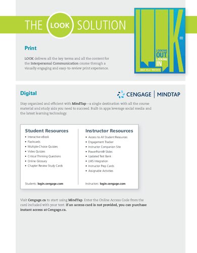 Look: Looking Out Looking In; 4th Canadian Edition