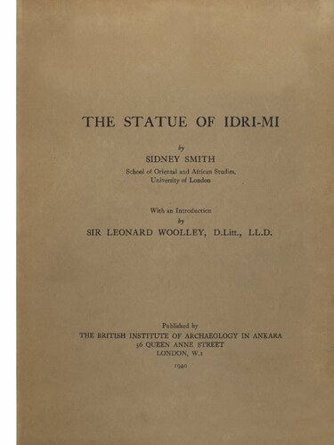 The Statue of Idri-mi