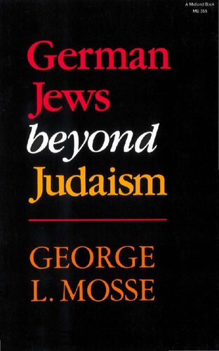 German Jews Beyond Judaism