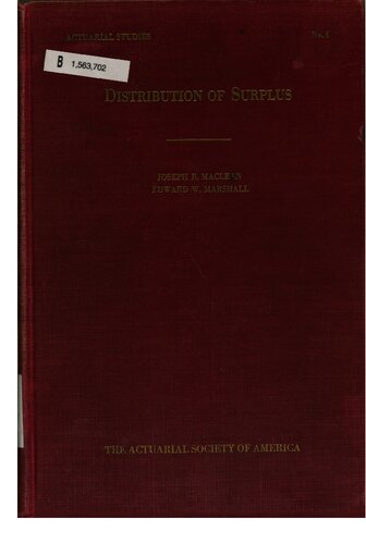 Distribution of Surplus