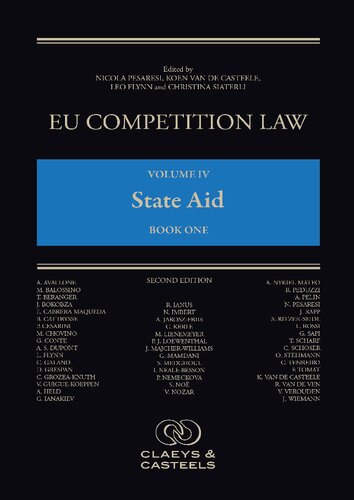 EU Competition Law Volume IV: State Aid (EU Competition Law series, 4)