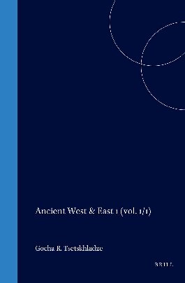 Ancient West & East: Volume 1, No. 1