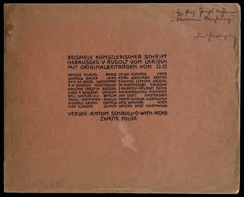 Beispiele künstlerischer Schrift