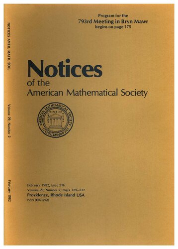 Notices of the American Mathematical Society