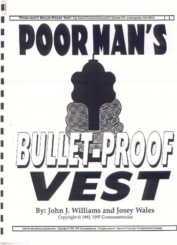Poor Man's Bullet-Proof Vest