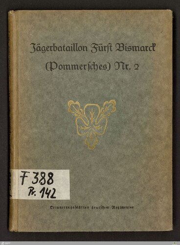 Jägerbataillon Fürst Bismarck (Pommersches) Nr. 2