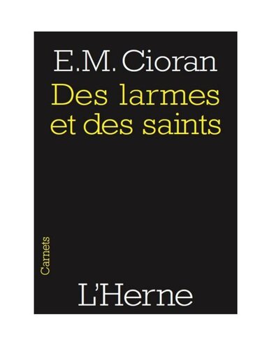 Des larmes et des saints