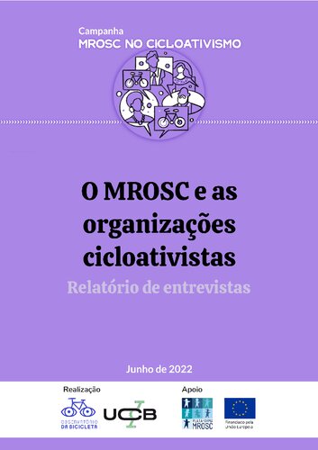 O MROSC e as organizações cicloativistas: relatório de entrevistas