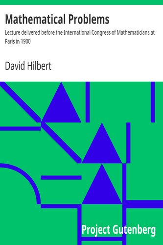 Mathematical Problems