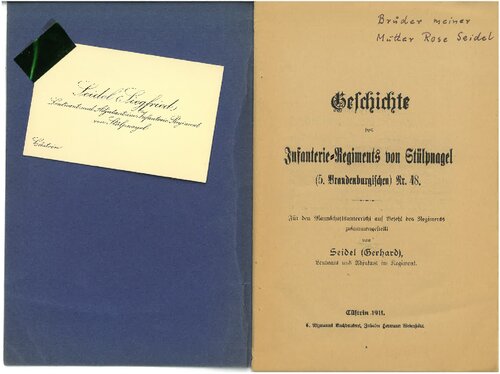 Geschichte des Infanterie-Regiments von Stülpnagel (5. Brandenburgischen) Nr. 48