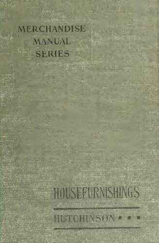 House Furnishings Kitchenware and Laundry Equipment