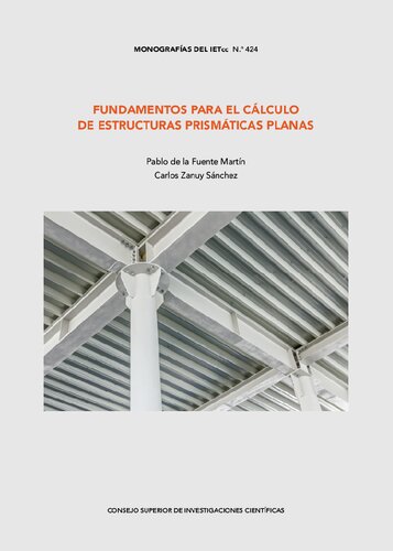 Fundamentos para el cálculo de estructuras prismáticas planas