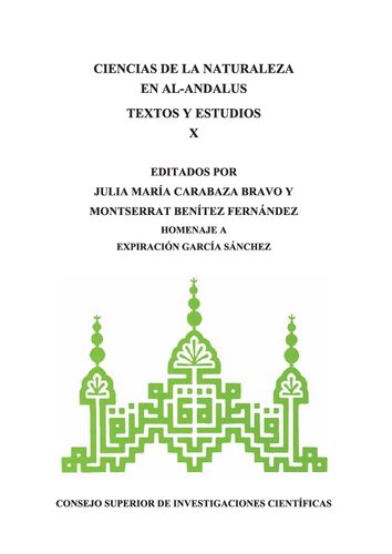 Ciencias de la naturaleza en Al-Andalus. Textos y estudios (Spanish Edition)