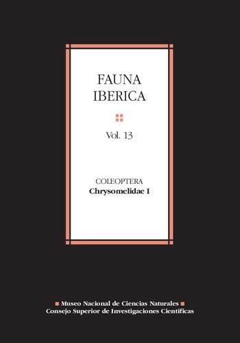 Fauna ibérica. Vol. 13, Coleoptera: Chrysomelidae I