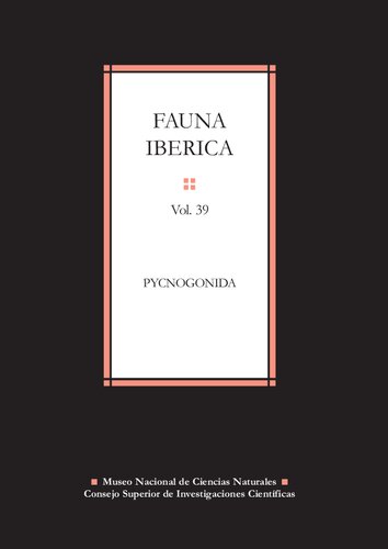 Fauna ibérica Vol. 39, Pycnogonida