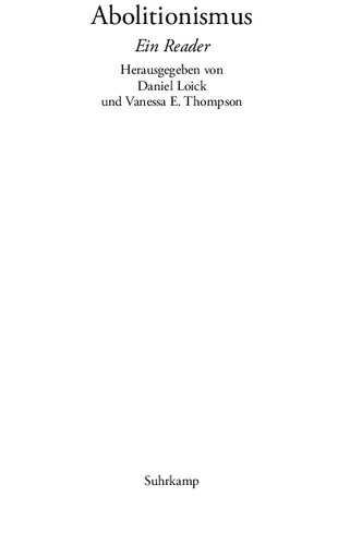 Abolitionismus. Ein Reader