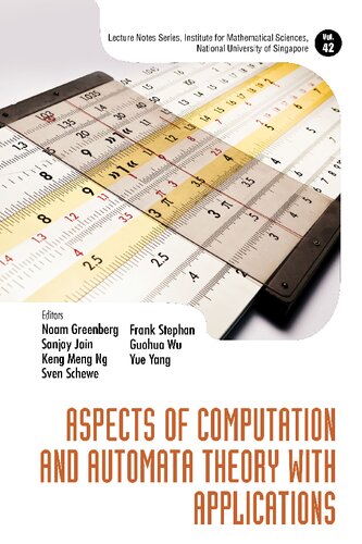 Aspects Of Computation and Automata Theory With Applications
