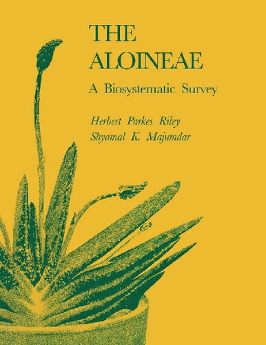 The Aloineae: A Biosystematic Survey