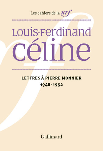 Lettres à Pierre Monnier 1948-1952