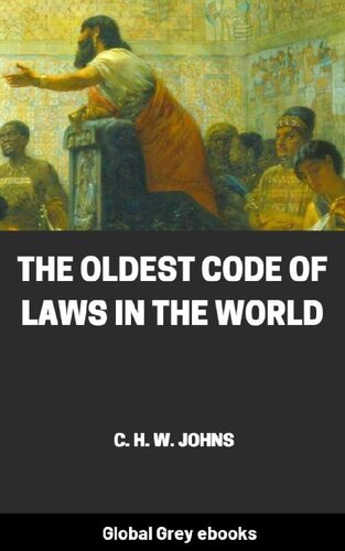 The Oldest Code of Laws in the World