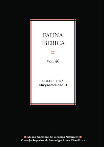 Fauna iberica. Vol. 46, Coleoptera : Chrysomelidae II (Spanish Edition)