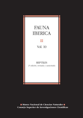 Fauna ibérica. Vol. 10, Reptiles