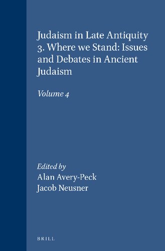 Where We Stand: Vol 4: The Special Problem of the Synagogue (Handbook of Oriental studies: Part 1 Ancient Near East): Volume 4